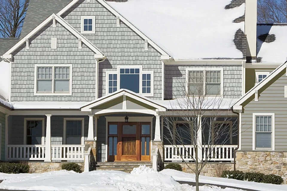 Weathered Vinyl Cedar Shake Siding - Central NJ